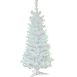 3 ft. Tinsel Collection White Iridescent Tree