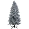 10 ft.Pre-Lit Christmas Matt Silver Tree
