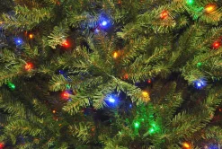 10 ft.Pre-Lit Dunhill Fir Tree with PowerConnect Dual Color LED Lights