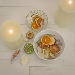 6 in. 250 Gram Mixed Potpourri- Slices Red and Green Apples