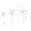 16 in. 24 in. 36 in. Patriotic Light Up Fireworks Lawn Decor with LED Lights