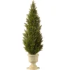 60 in. Arborvitae Topiary Tree in Decorative Urn