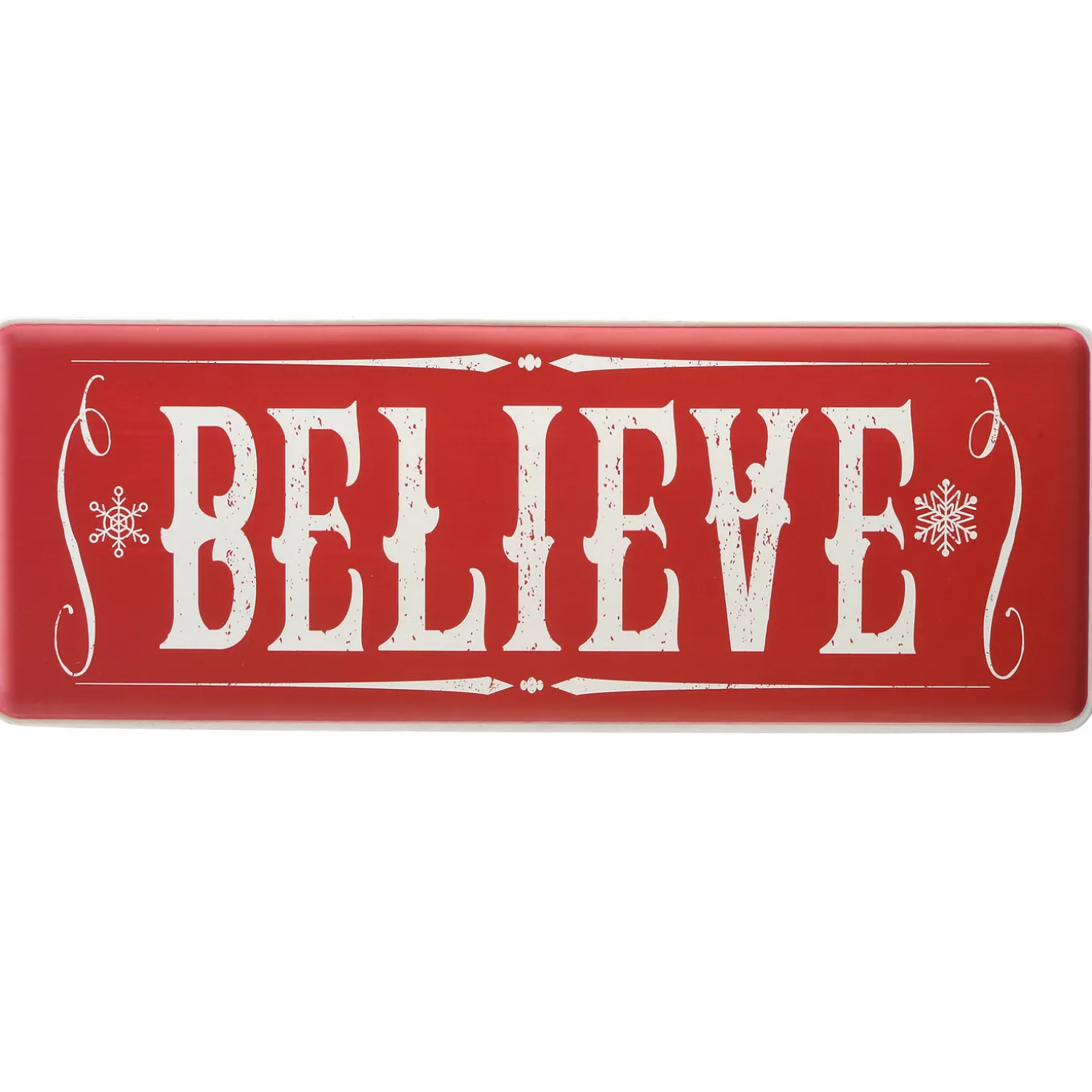 31 in. Believe Horizontal Holiday Wall Sign
