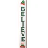 47 in. Believe Vertical Holiday Wall Sign