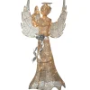 53 in. Champagne Gold Praying Angel with LED Lights