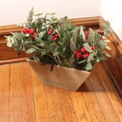 22 in. Christmas Eucalyptus and Berry Arrangement