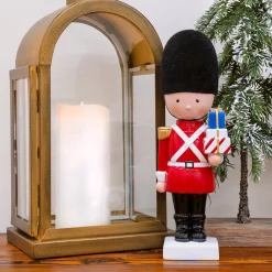 11 in. Christmas Soldier with Gifts