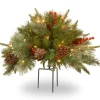 18 in. Colonial Fir Urn Filler with LED Lights