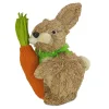 12 in. Cute Easter Bunny Holding Carrot Table Decoration