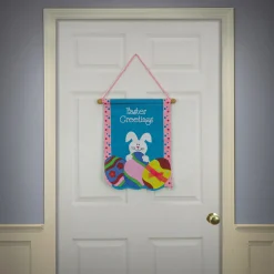 18 in. Easter Greetings Hanging Banner Decoration