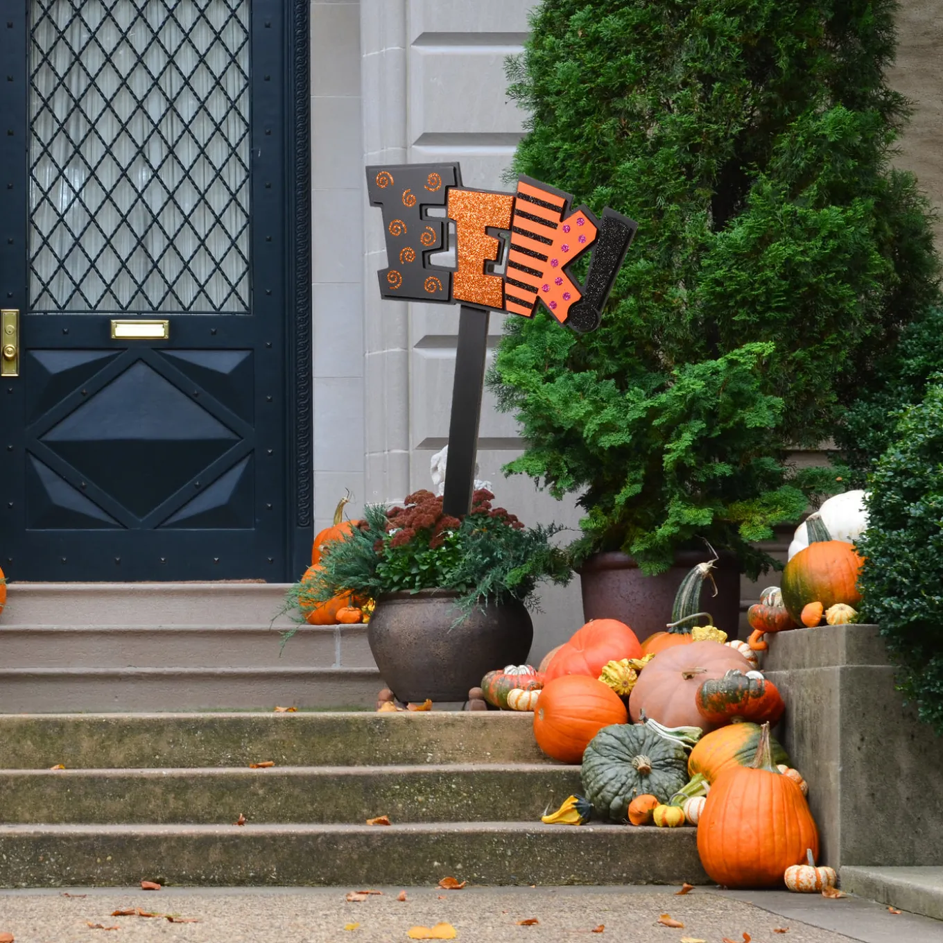 18 in. Halloween EEK Garden Stake Outdoor Decoration