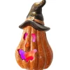 8 in. Halloween Jack O Lantern with LED Lights