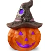 14 in. Halloween Jack O Lantern with LED Lights
