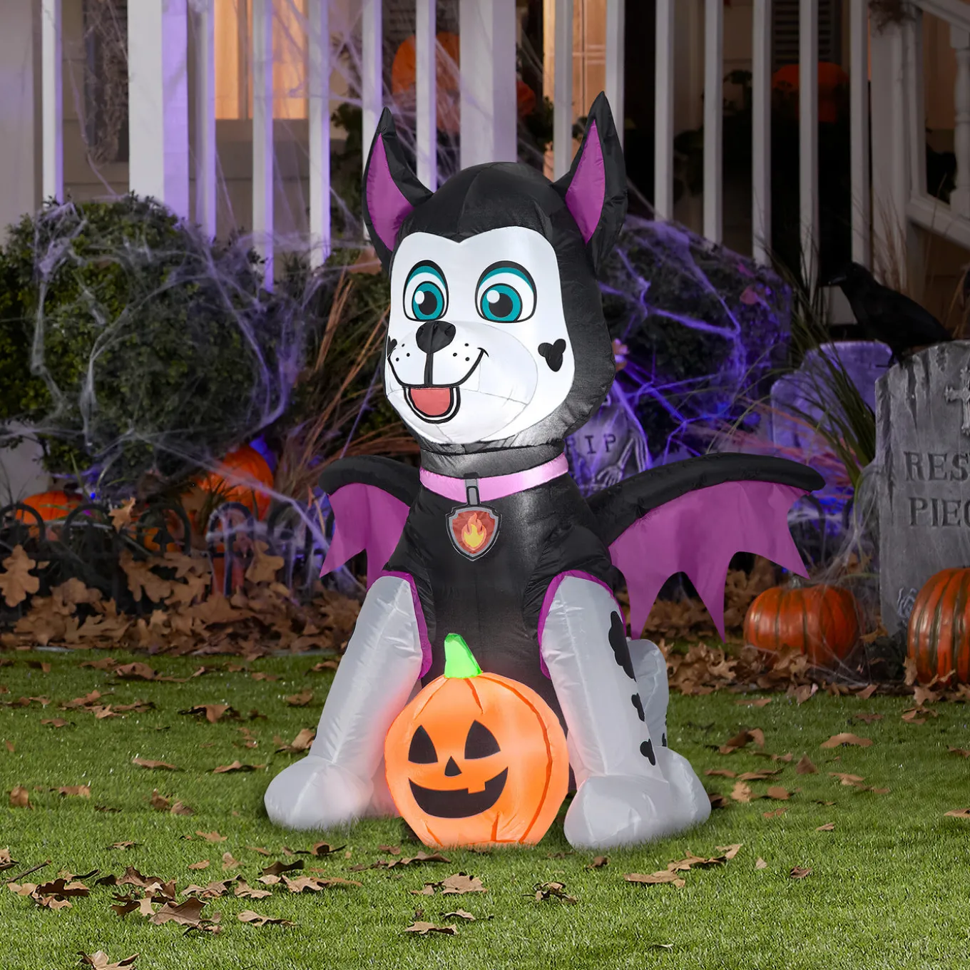 38 in. Halloween Marshall from Paw Patrol Inflatable Decoration