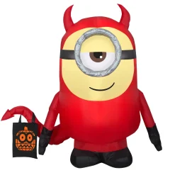 42 in. Halloween Minion Dave Inflatable Decoration