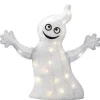 18 in. Halloween Pre-Lit White Ghost Outdoor Decoration with LED Lights