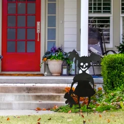 38 in. Halloween Scary Girl Garden Stakes Outdoor Lawn Decoration