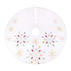54 in. HGTV Home Collection Embroidered Boho Tree Skirt