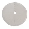 60 in. HGTV Home Collection Quilted Velvet Tree Skirt, Ivory