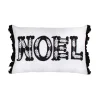 22 in. HGTV Home Collection Embroidered NOEL Christmas Pillow