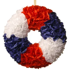 18 in. Patriotic Rose Wreath