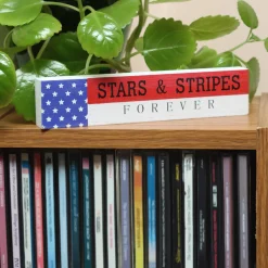 19 in. Patriotic Stars & Stripes Forever Table Decoration