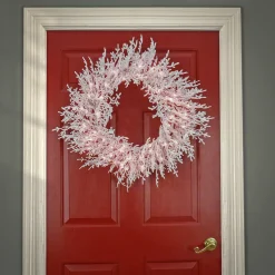 30 in. Pre-Lit HGTV Home Collection Christmas by the Sea Coral Wreath
