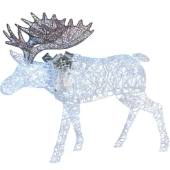 50 in. Pre-lit Moose Decoration