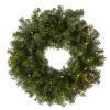 30 in. Pre-Lit Norwood Fir Wreath with LED Lights