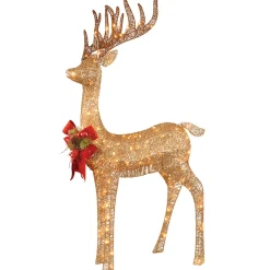 48 in. Pre-lit Standing Reindeer