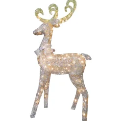 60 in. Reindeer Decoration with Clear Lights