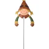 26 in. Scarecrow Girl Garden Stake Outdoor Fall Decoration