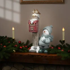 20 in. Snowman Sending Mail