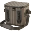 12 in. Soft Cooler Gray Striped