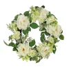 22 in. Spring Wreath with Daisy, Peony, and Buttercup Blooms