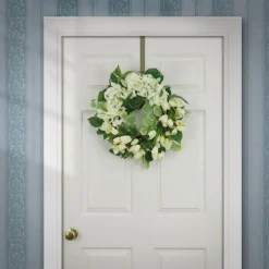 22 in. Spring Wreath with Tulip and Buttercup Blooms