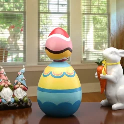 16 in. Stacked Eggs Table Decoration