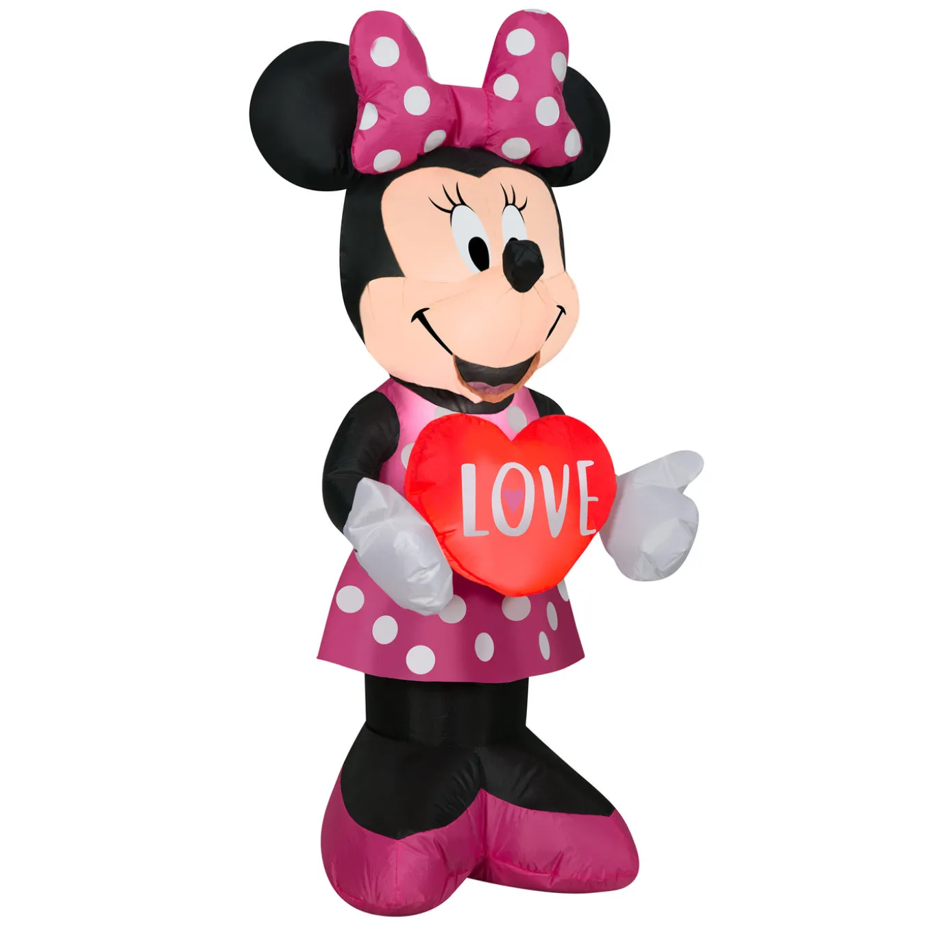 42 in. Valentine's Inflatable Minnie Mouse