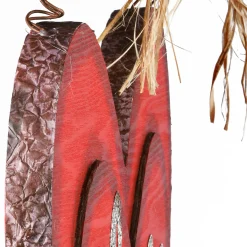 14 in. Valentine's Wooden Heart Hanging Decoration