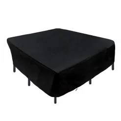 96 in. Waterproof Patio Furniture Cover with Rope and Metal Buckles