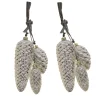 2-Piece HGTV Home Collection Pinecone Cluster Ornaments