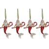 4-Piece HGTV Home Collection Santa Merman Ornaments