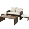 4-Piece Norton Collection All-Weather Wicker Conversation Set