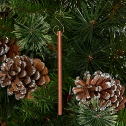 Scented Ornaments, 2-Pack- 6ct Bottle, Spiced Pine Cones, Fragrance-Infused Paper Sticks