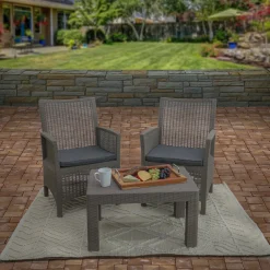 4x6 ft. Sand Hand Woven Outdoor Rug